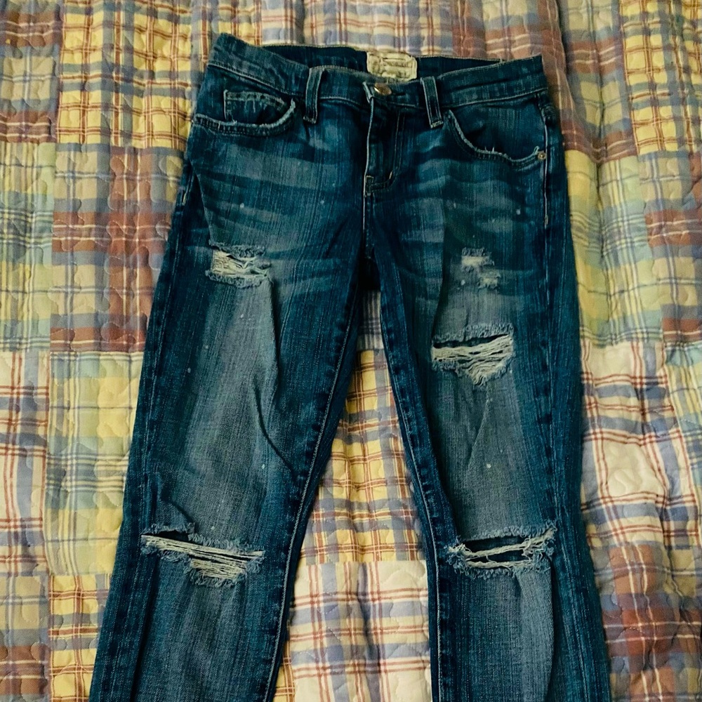 current/elliott ripped jeans